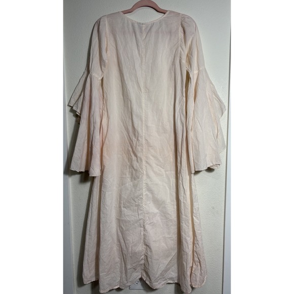 Holy Clothing Women's Renaissance Maxi Dress Chemise Medieval Size S Pink - Picture 2 of 6